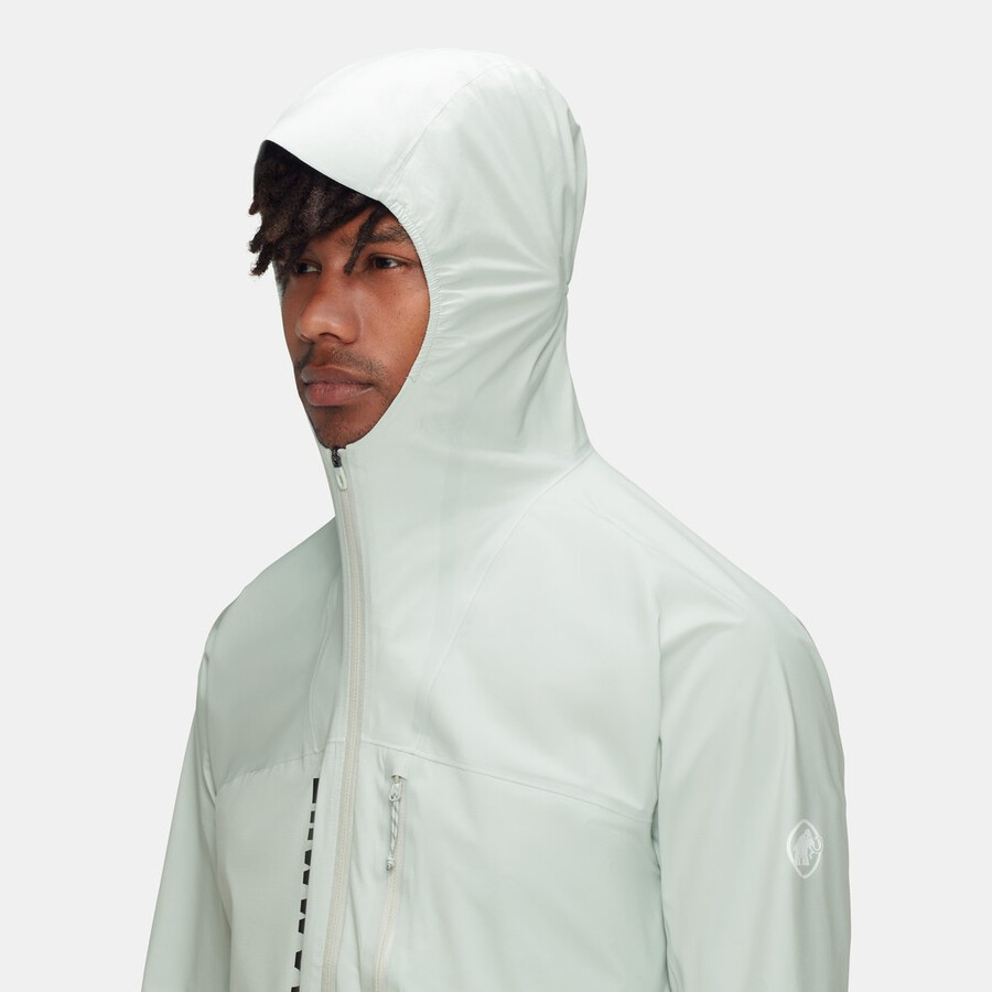 aenergy tr hs hooded jacket men silver sage