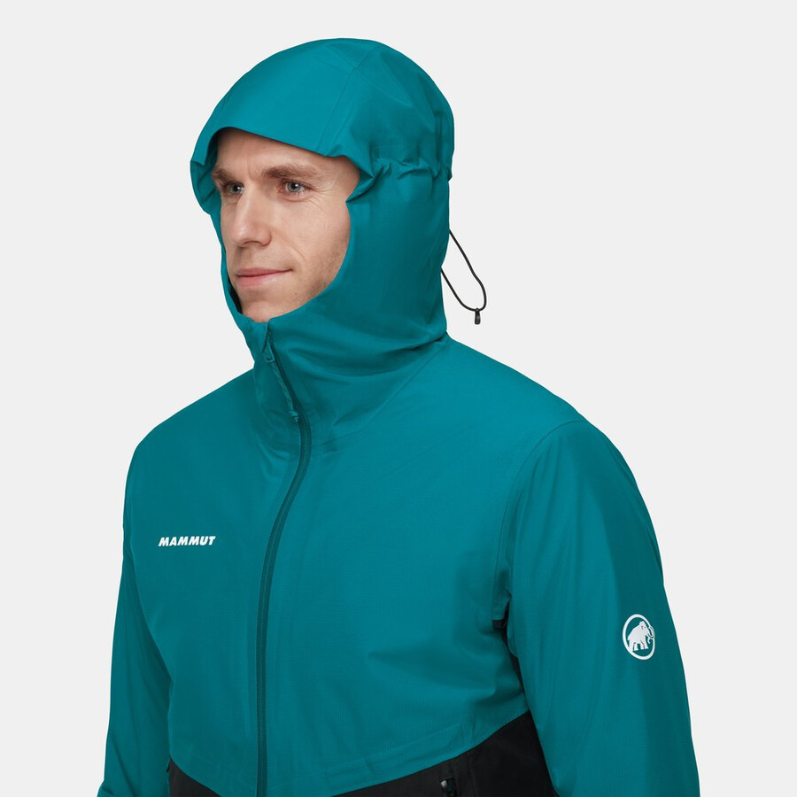 alto light 3-in-1 hs hooded jacket men diepblauwgroen-zwart