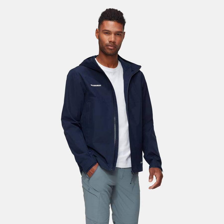 treeline hs hooded jacket men silver sage