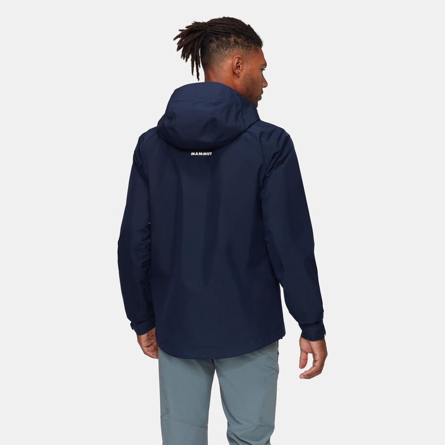 treeline hs hooded jacket men silver sage