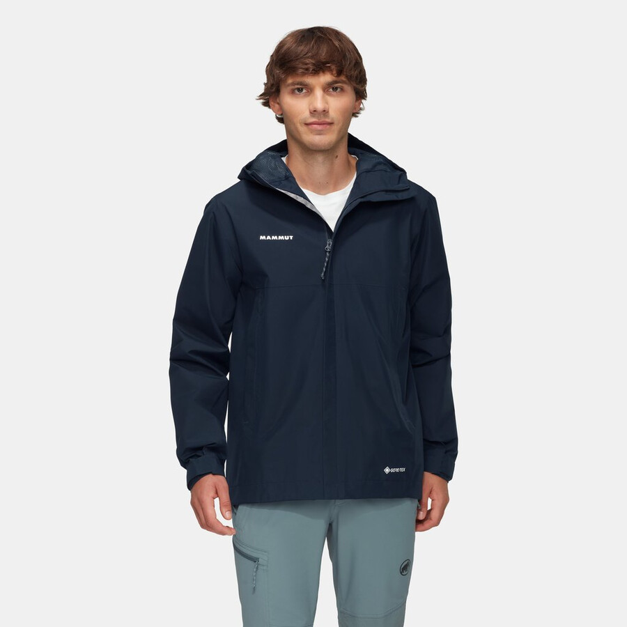 treeline light hs hooded jacket men marine