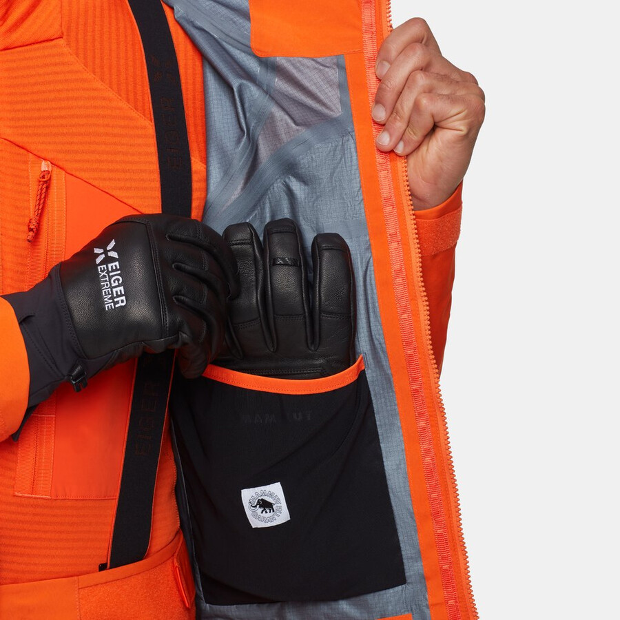 eiger nordwand pro hs hooded jacket heren zwart
