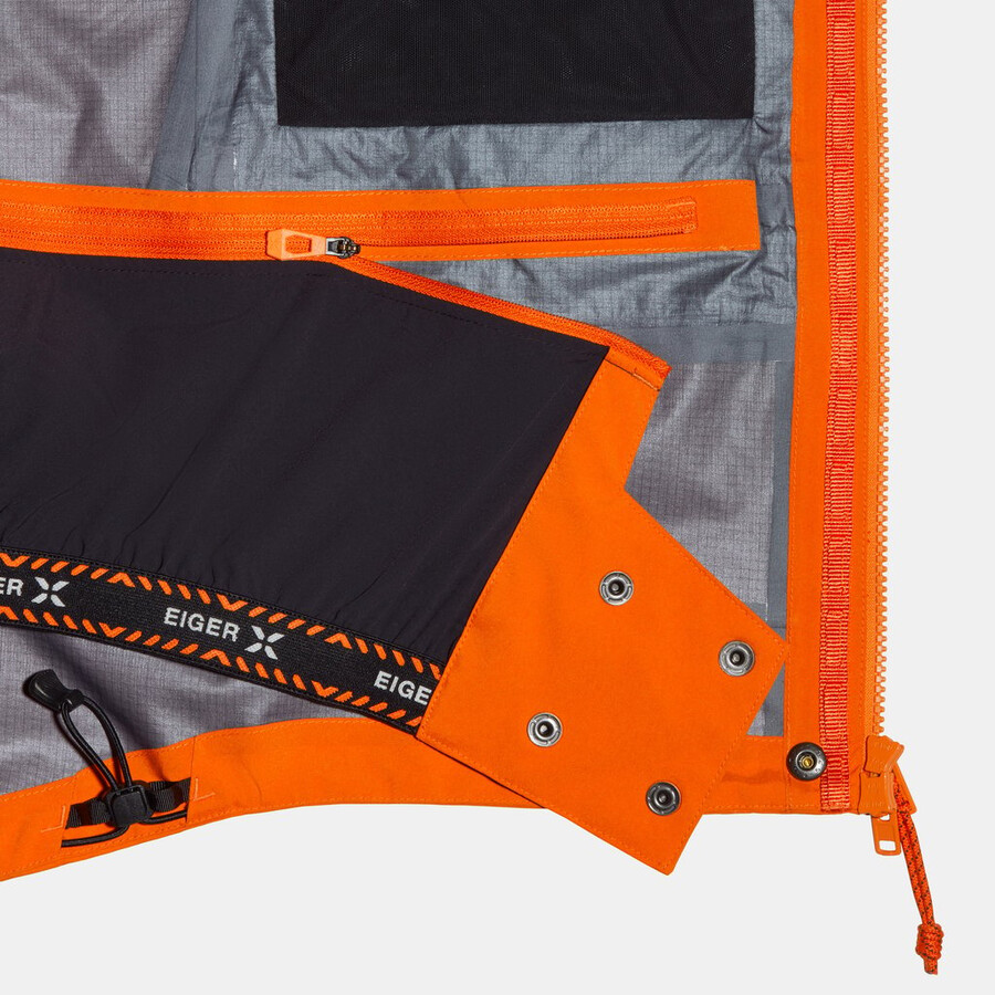eiger nordwand pro hs hooded jacket heren zwart
