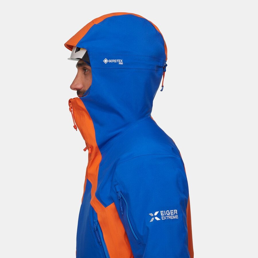eiger nordwand pro hs hooded jacket heren zwart