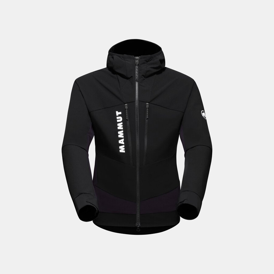 aenergy so hybrid hooded jacket men black