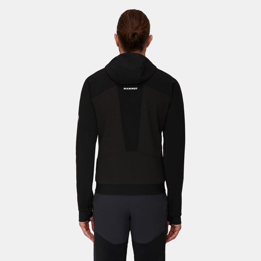 aenergy so hybrid hooded jacket men black