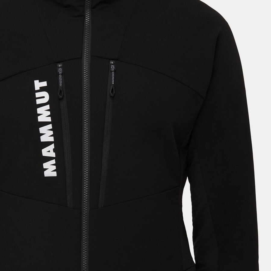 aenergy so hybrid hooded jacket men black