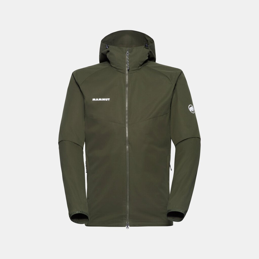granite so hooded jacket men dark marsh