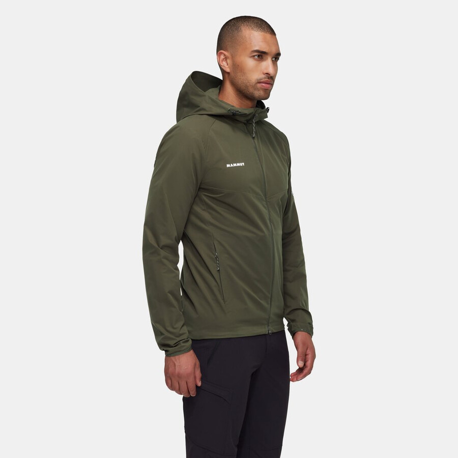 granite so hooded jacket men dark marsh