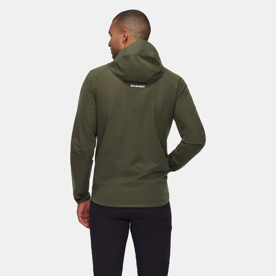 granite so hooded jacket men dark marsh