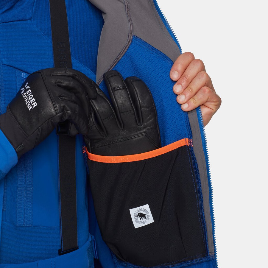 eiger nordwand pro so hooded jacket men eiger blauw