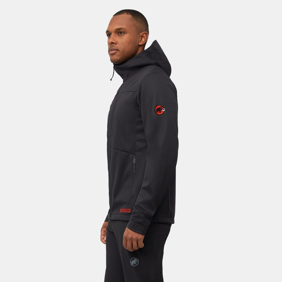 ultimate viii so hooded jacket men 25 years black