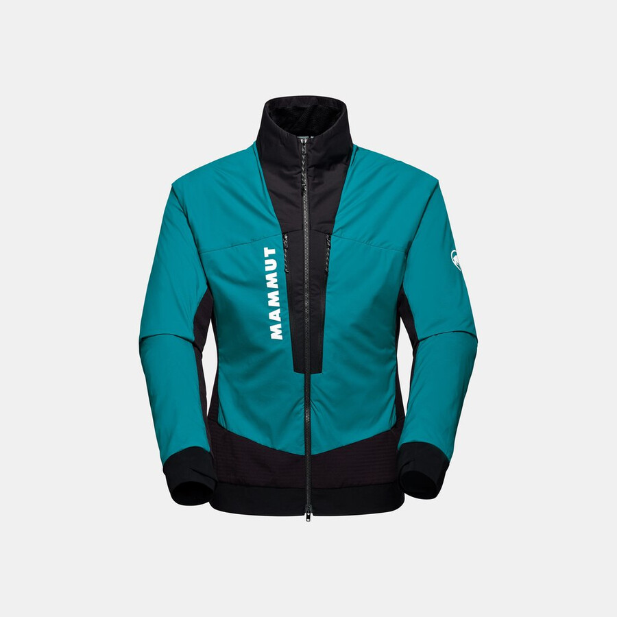aenergy in hybrid jacket voor heren diepblauwgroen-zwart