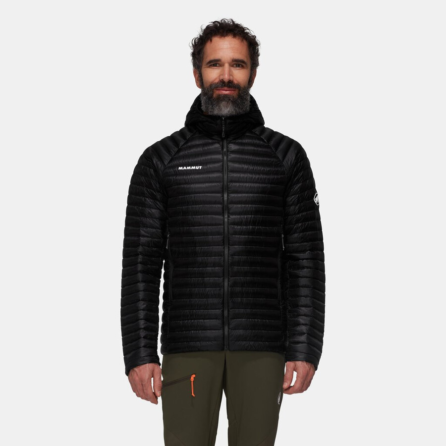 aenergy in hooded jacket men black