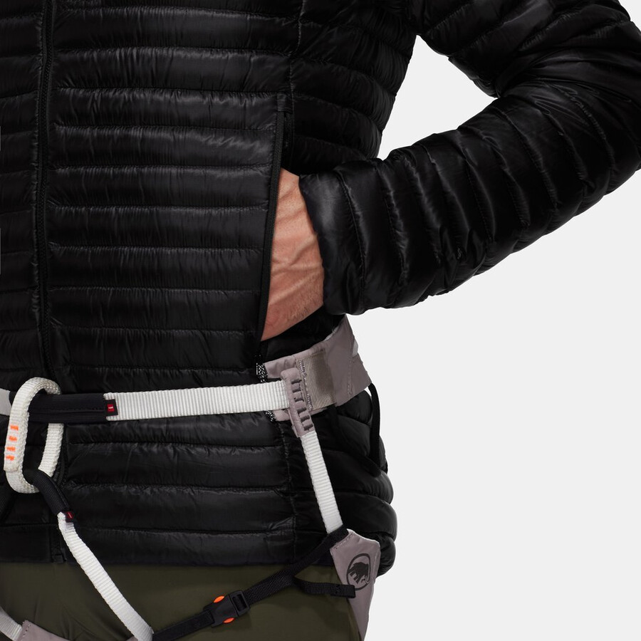 aenergy in hooded jacket men black