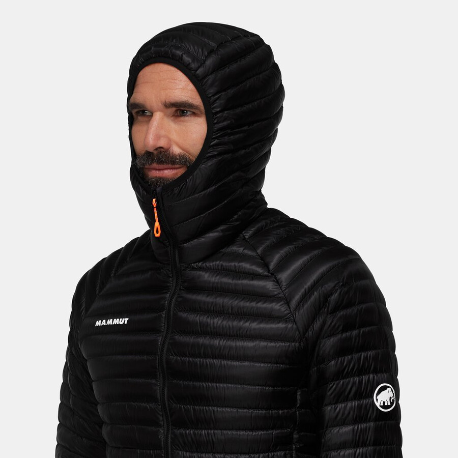 aenergy in hooded jacket men black