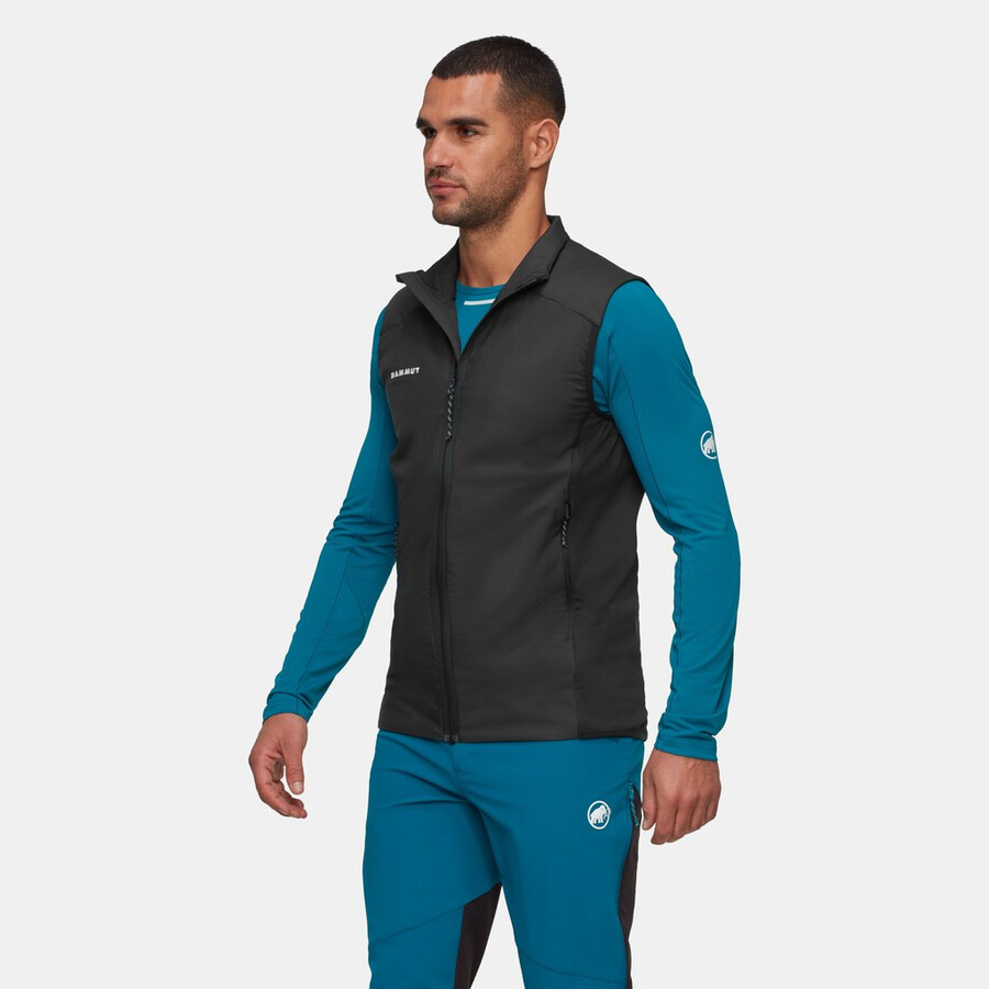 rime light in hybrid vest heren diepblauwgroen-zwart