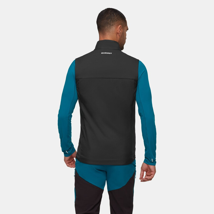 rime light in hybrid vest heren diepblauwgroen-zwart
