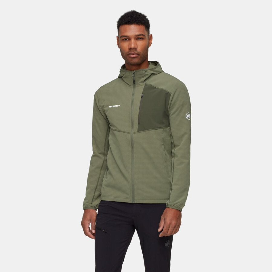 madris light ml hooded jacket men marsh