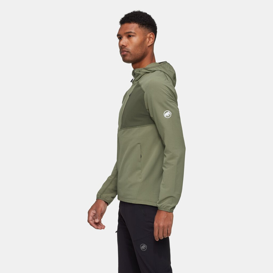 madris light ml hooded jacket men marsh