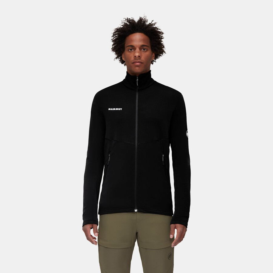 aconcagua light ml-jas voor heren zwart