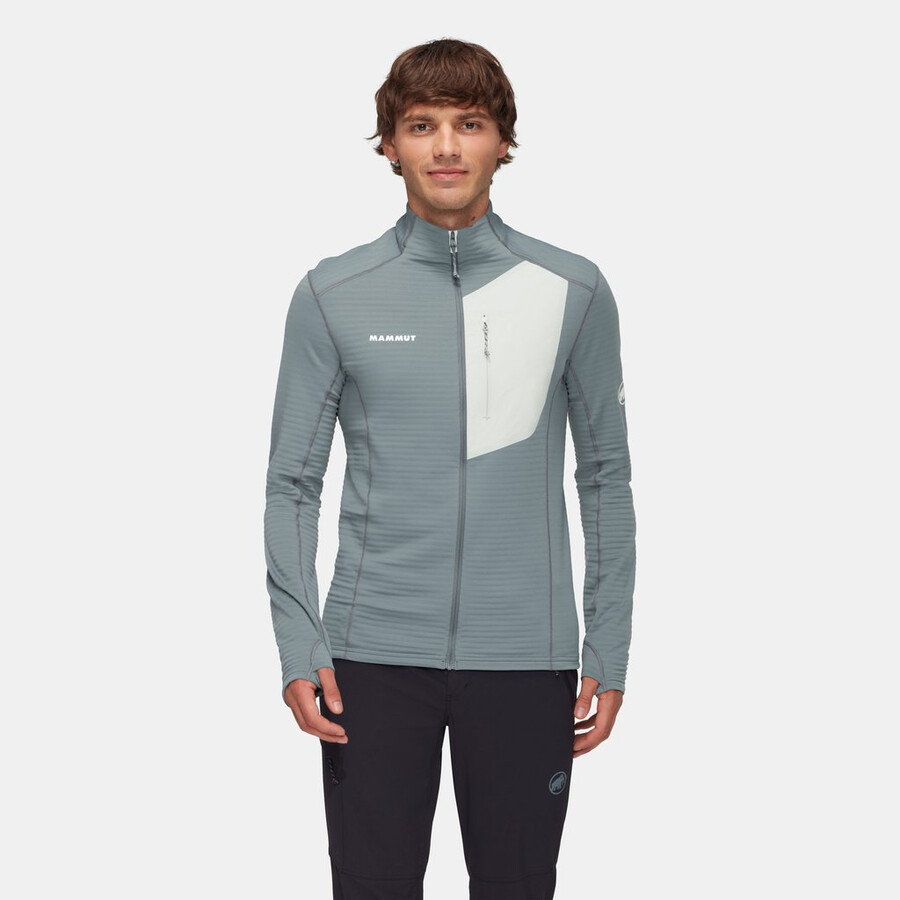 taiss light ml jacket men strata-silver sage
