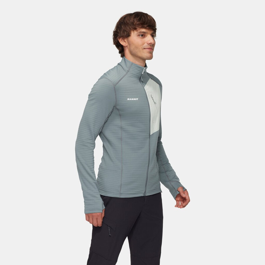 taiss light ml jacket men strata-silver sage