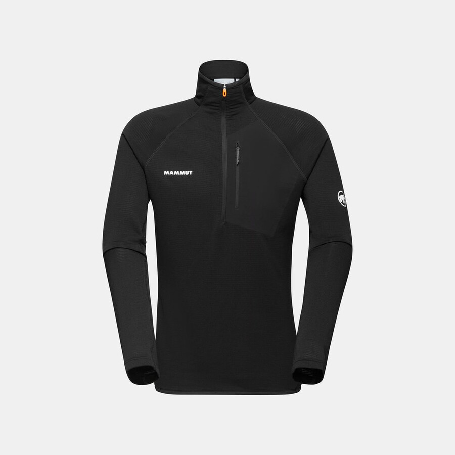 aenergy light ml half zip pull heren diepblauwgroen