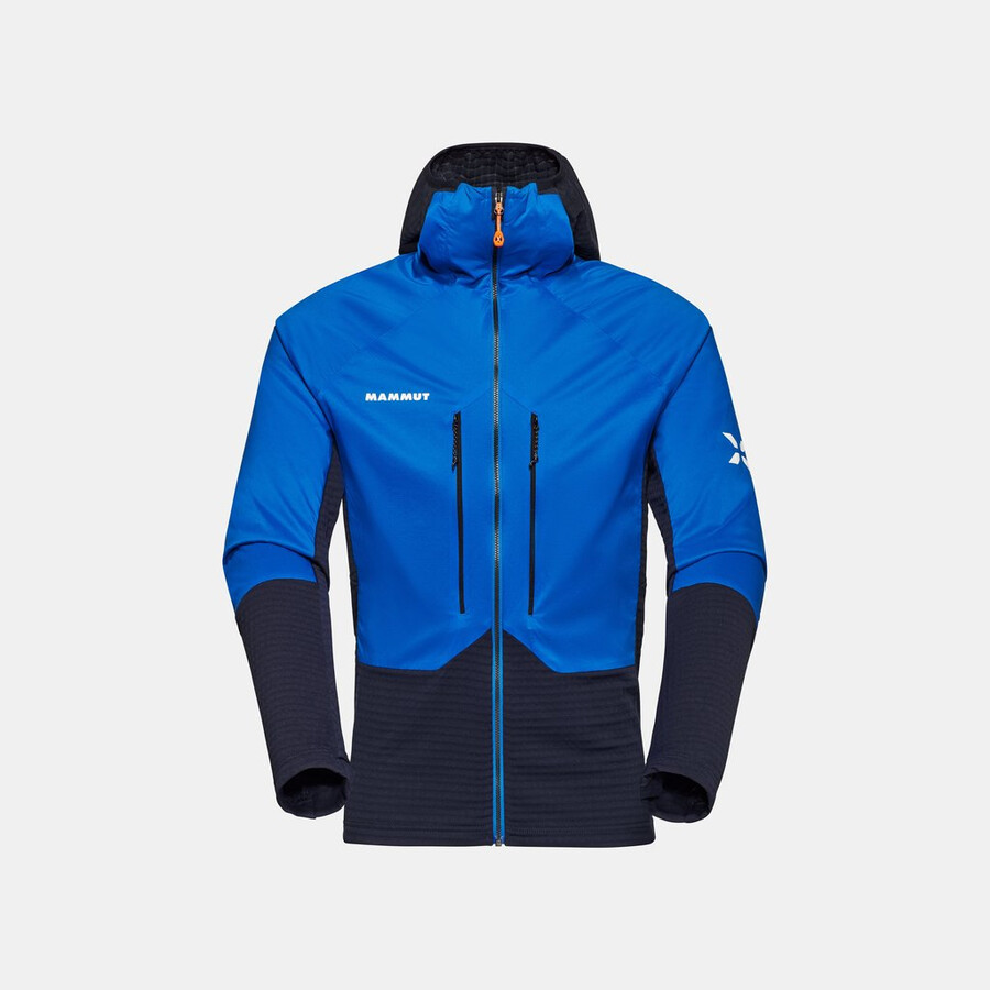 eiger nordwand ml hybrid hooded jacket men azurit-night