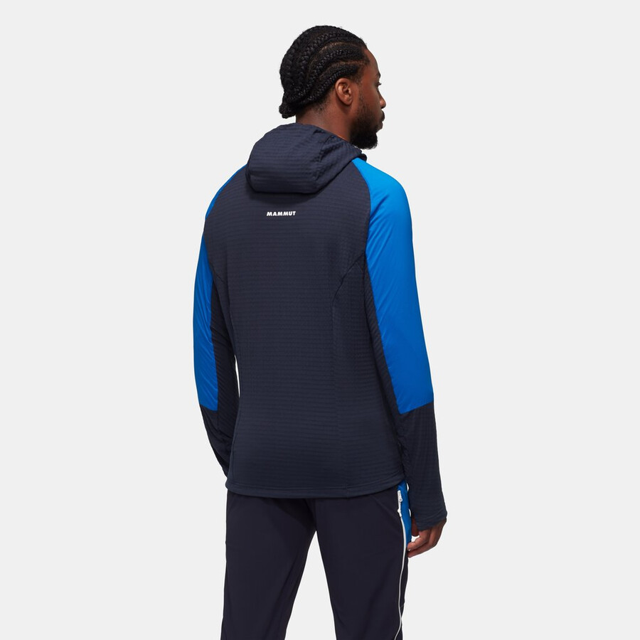 eiger nordwand ml hybrid hooded jacket men azurit-night