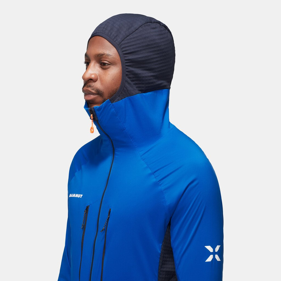 eiger nordwand ml hybrid hooded jacket men azurit-night