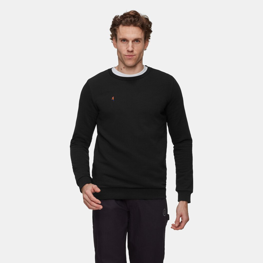 mammut core ml crew neck heren alpinist zwart