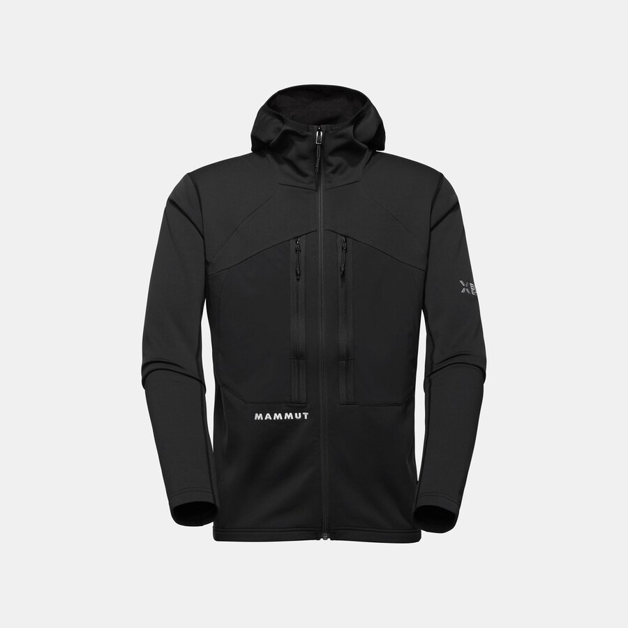 eiger nordwand advanced ml hooded jacket heren zwart