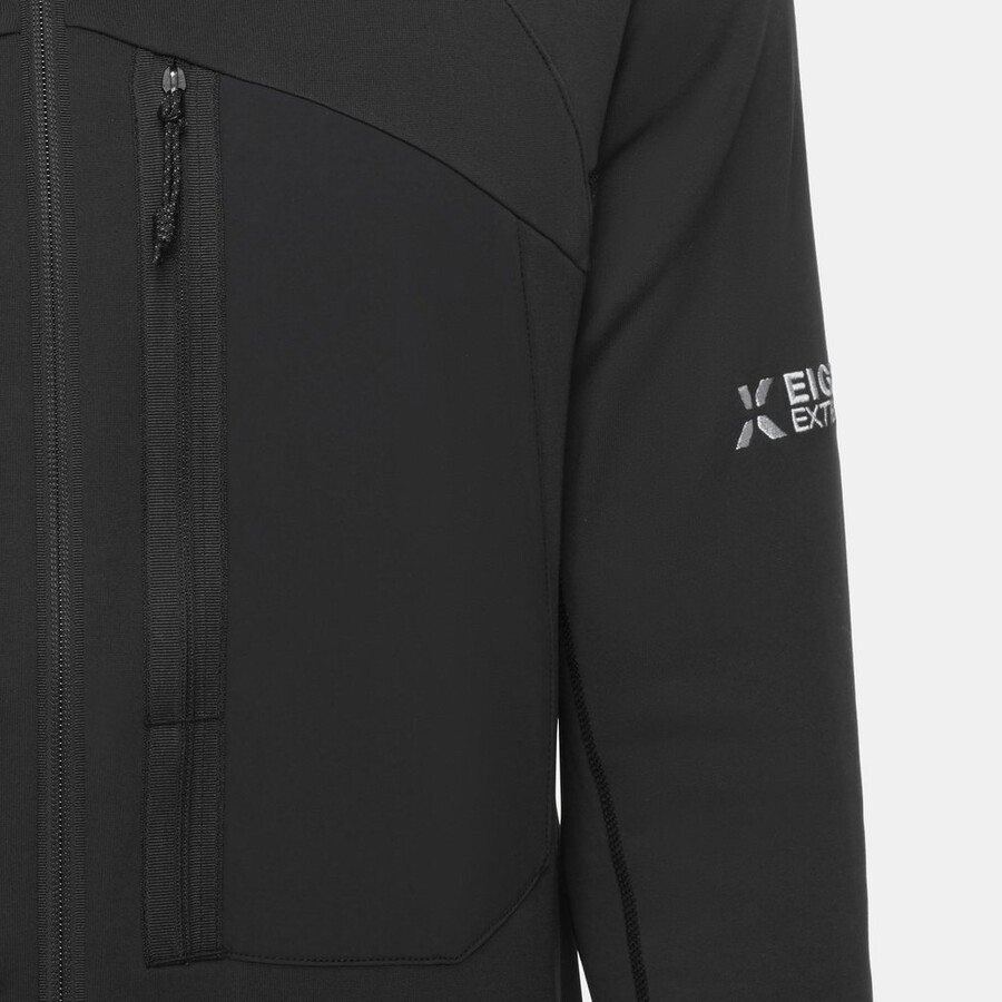 eiger nordwand advanced ml hooded jacket heren zwart