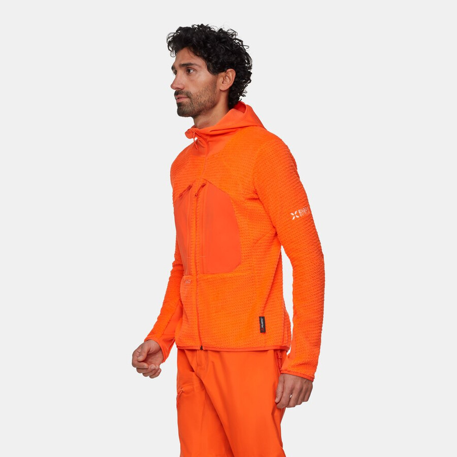 eiger nordwand pro ml air hooded jacket heren zwart