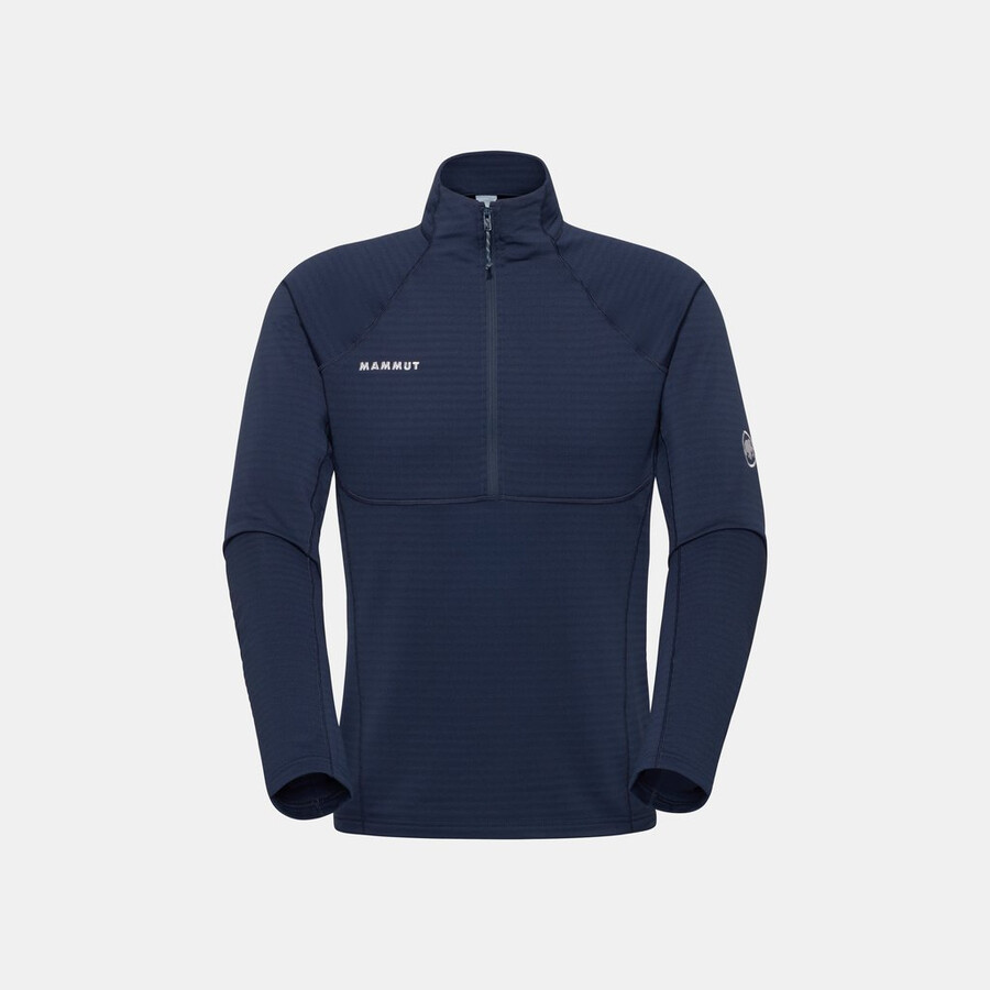 taiss ml half zip pull men marine