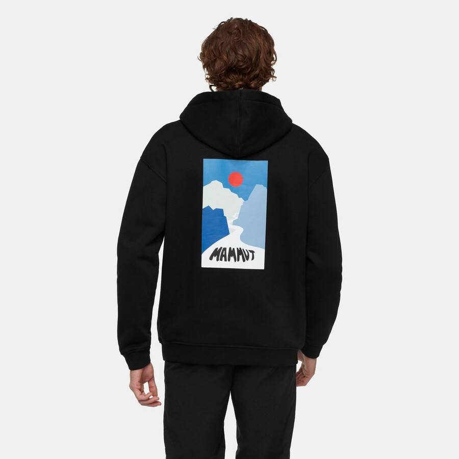 mammut base ml hoody heren valley zwart