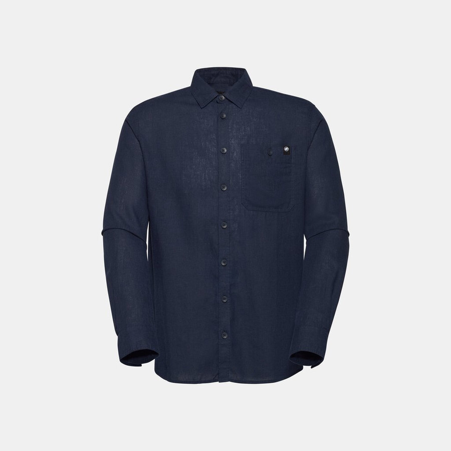 alvra zomershirt met lange mouwen heren marine