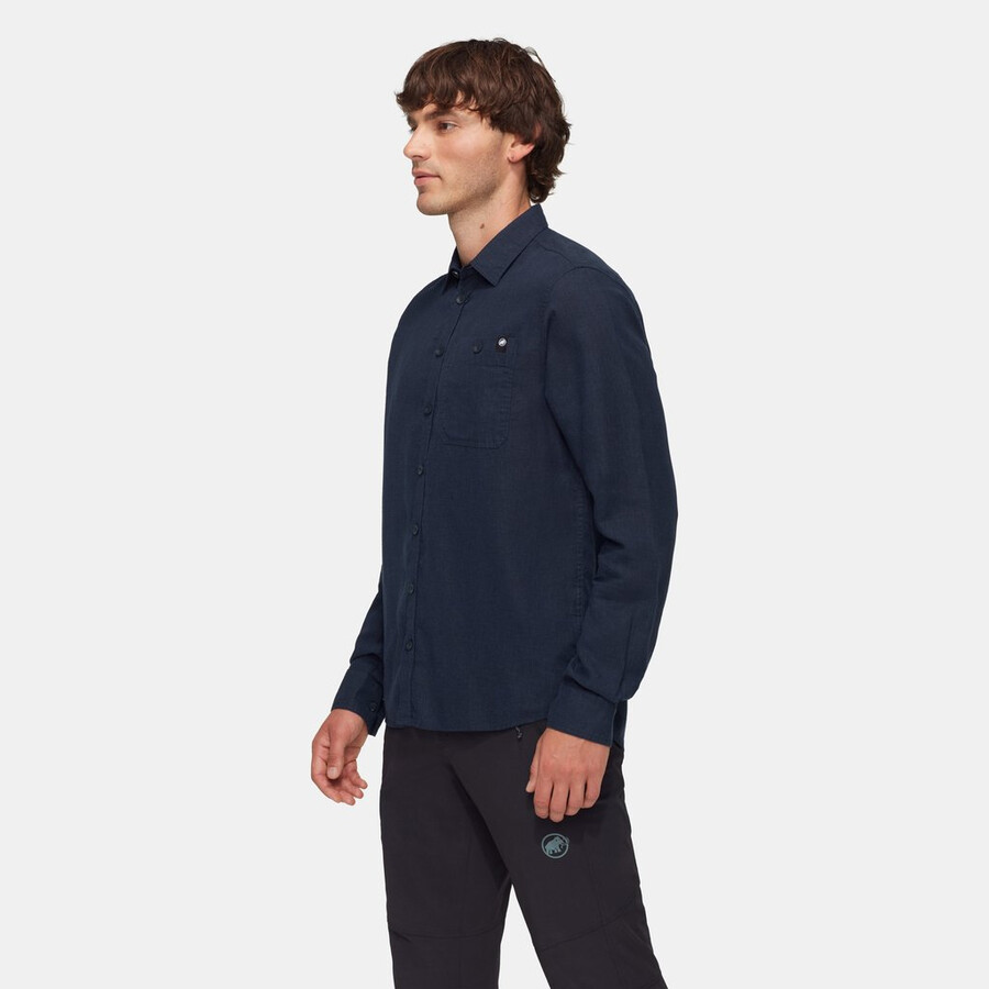 alvra zomershirt met lange mouwen heren marine
