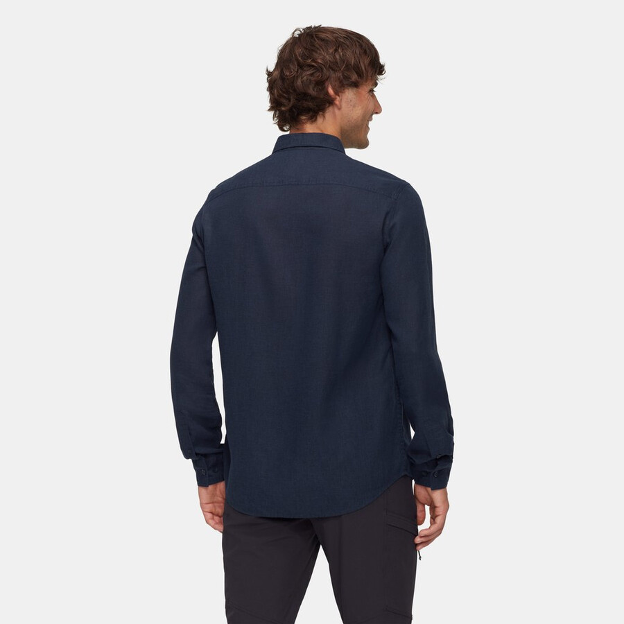 alvra zomershirt met lange mouwen heren marine