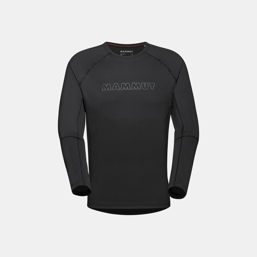 selun fl longsleeve heren logo zwart
