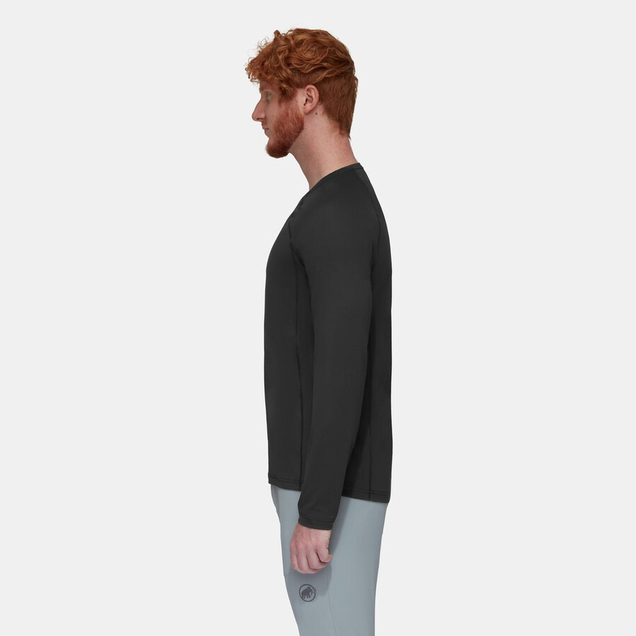 selun fl longsleeve heren logo zwart