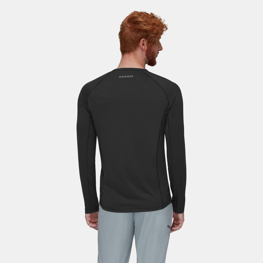 selun fl longsleeve heren logo zwart