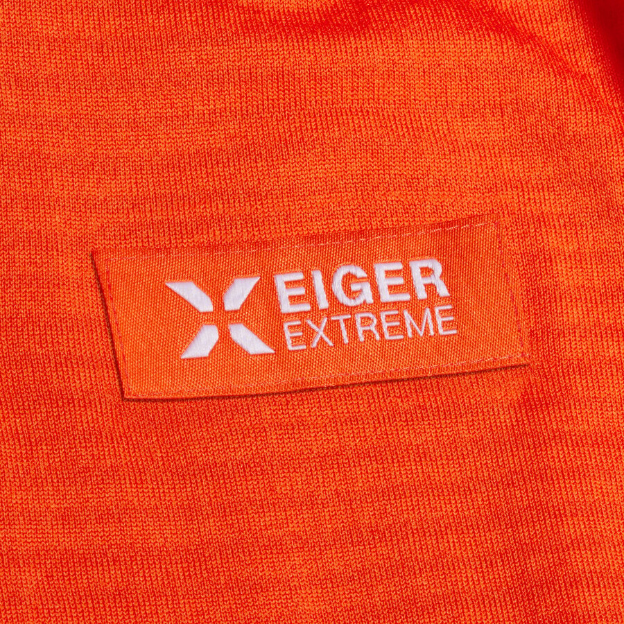 eiger nordwand advanced fl half zip pull men eiger oranje