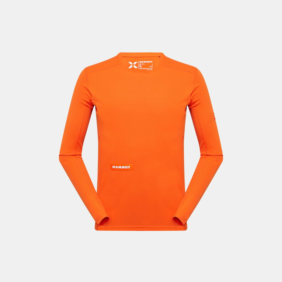 eiger nordwand fl longsleeve heren eiger oranje