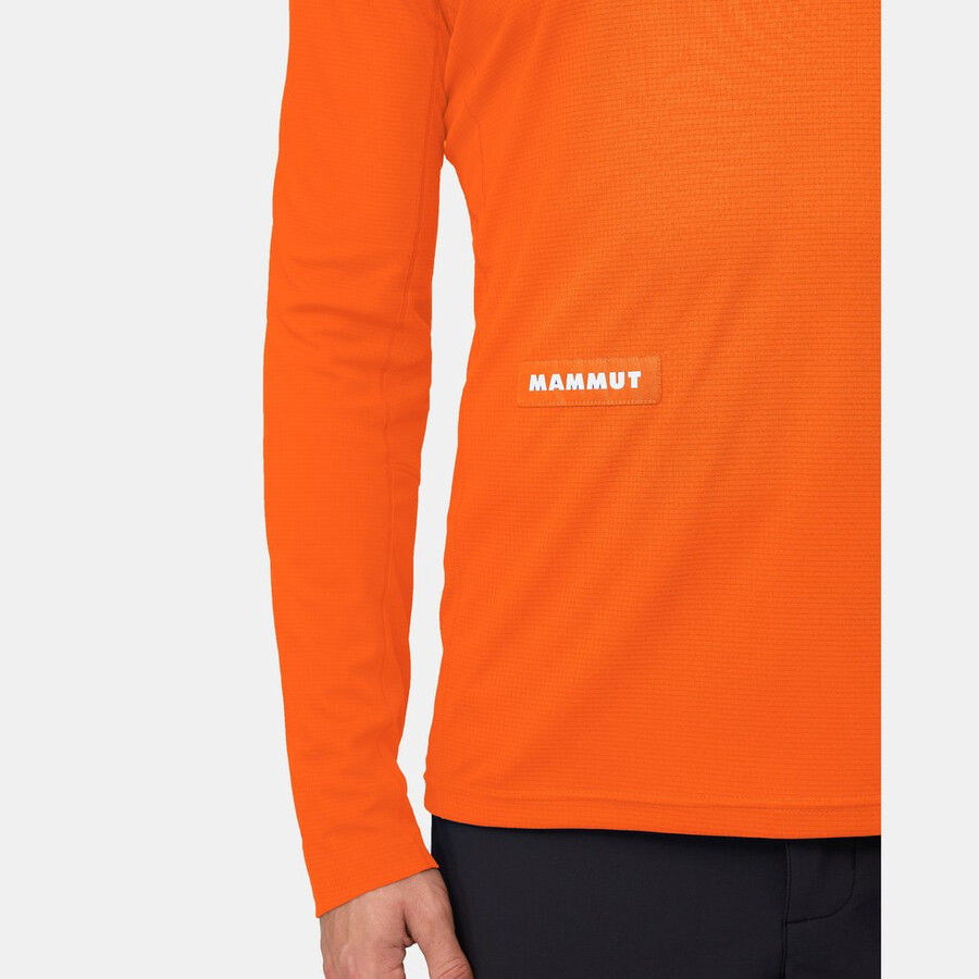 eiger nordwand fl longsleeve heren eiger oranje