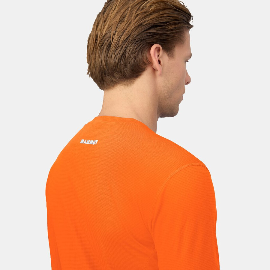 eiger nordwand fl longsleeve heren eiger oranje
