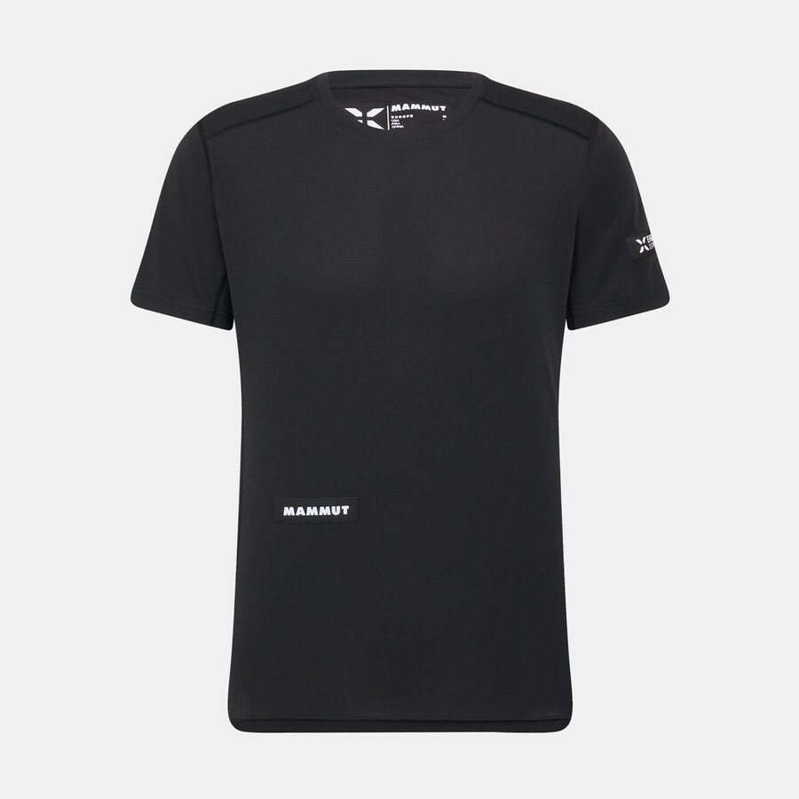 eiger nordwand fl t-shirt voor heren zwart
