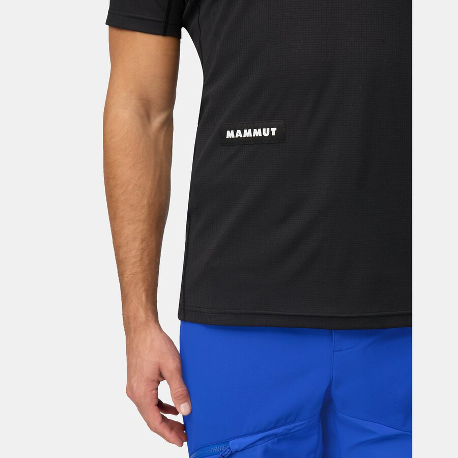 eiger nordwand fl t-shirt voor heren zwart