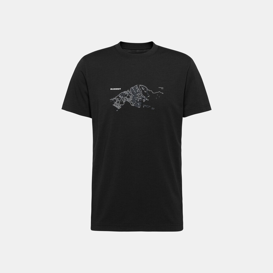 berg t-shirt voor heren fruendenhorn zwart